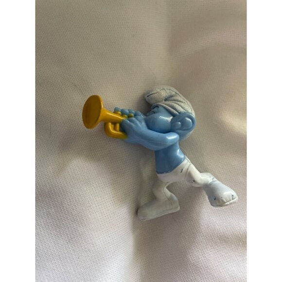 Set Of 6 Smurfs Figurines With Accessories Vinyl Collectibles - Picture 6 of 13